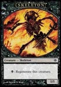 Skeleton Token (Black 1/1)