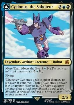 Cyclonus, the Saboteur // Cyclonus, Cybertronian Fighter (V.1)