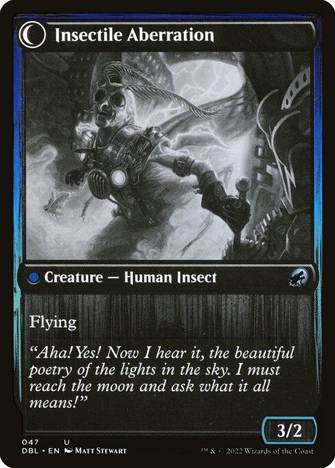 Delver of Secrets / Insectile Aberration (back)
