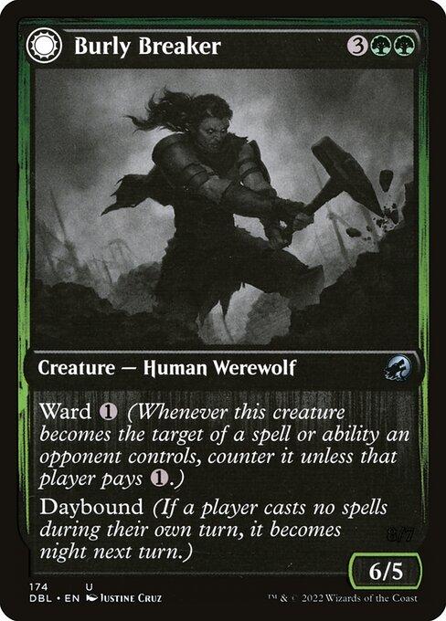 Burly Breaker // Dire-Strain Demolisher (front)