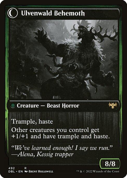 Ulvenwald Oddity // Ulvenwald Behemoth (back)