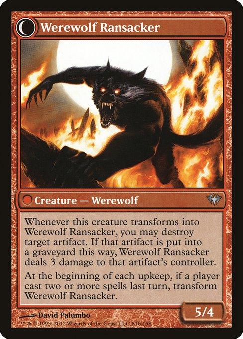 Afflicted Deserter / Werewolf Ransacker (back)