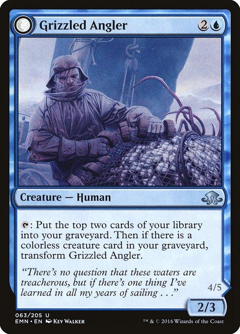 Grizzled Angler / Grisly Anglerfish (front)