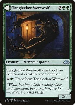 Tangleclaw Werewolf / Fibrous Entangler