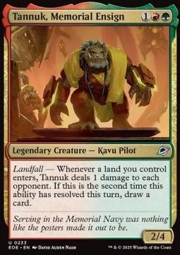 Tannuk, Memorial Ensign