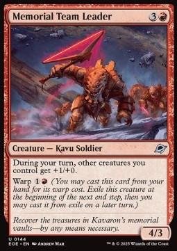 Memorial Team Leader