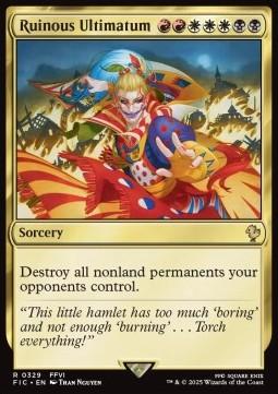 Ruinous Ultimatum