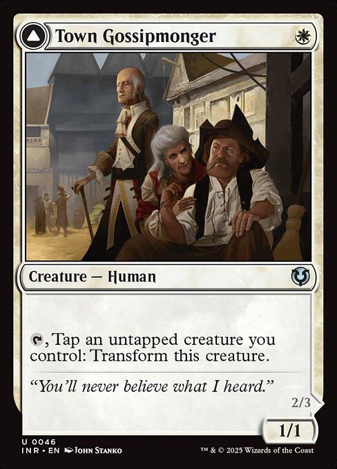 Town Gossipmonger / Incited Rabble (front)