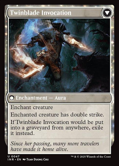 Twinblade Geist // Twinblade Invocation (back)