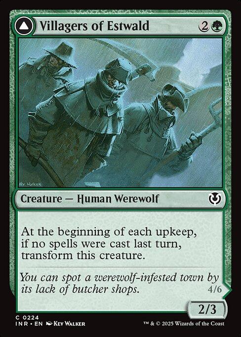 Villagers of Estwald / Howlpack of Estwald (front)