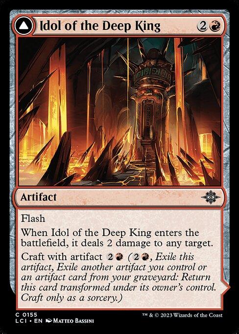 Idol of the Deep King // Sovereign's Macuahuitl (front)