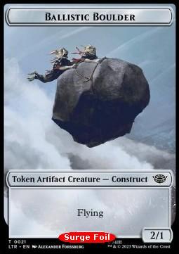 Ballistic Boulder Token (A 2/1) // Food Token (V.1)
