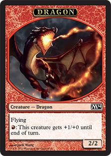 Dragon Token (Red 2/2)