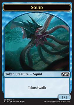 Squid Token (Blue 1/1)