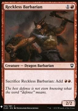 Reckless Barbarian