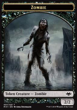 Zombie Token (Black 2/2)