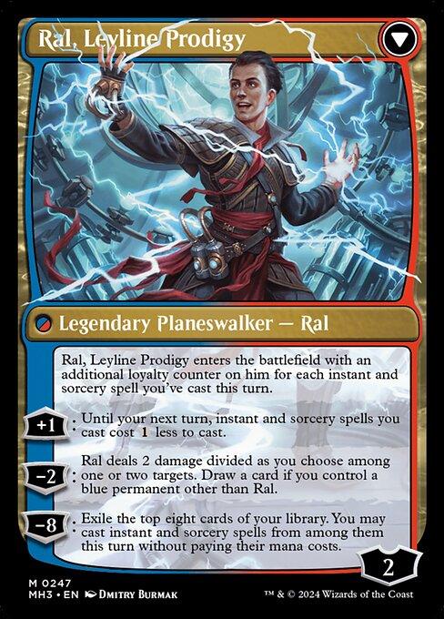 Ral, Monsoon Mage // Ral, Leyline Prodigy (back)