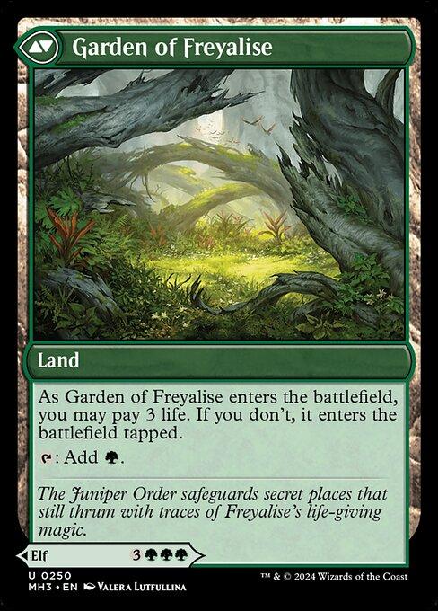 Disciple of Freyalise // Garden of Freyalise (back)