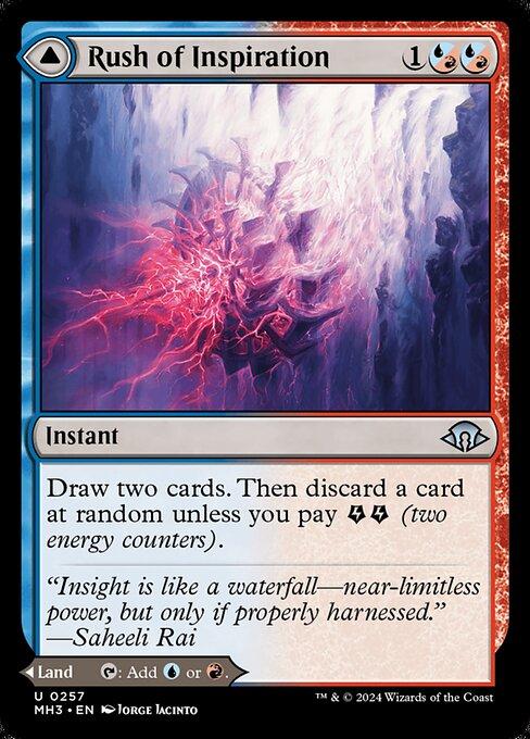 Rush of Inspiration // Crackling Falls (front)