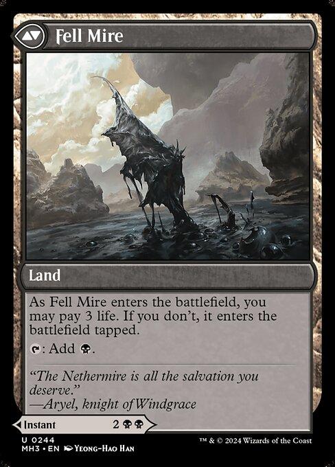 Fell the Profane // Fell Mire (back)
