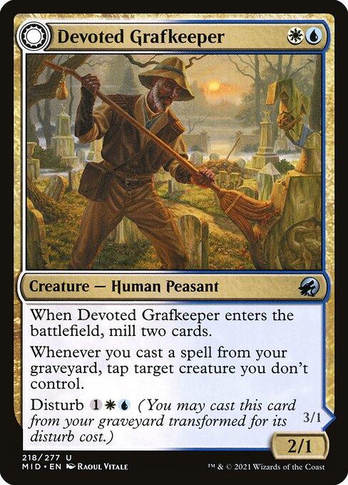 Devoted Grafkeeper // Departed Soulkeeper (front)
