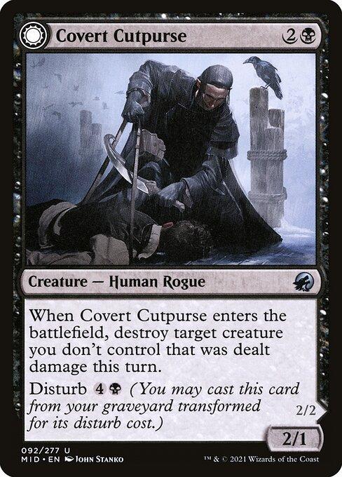 Covert Cutpurse // Covetous Geist (front)