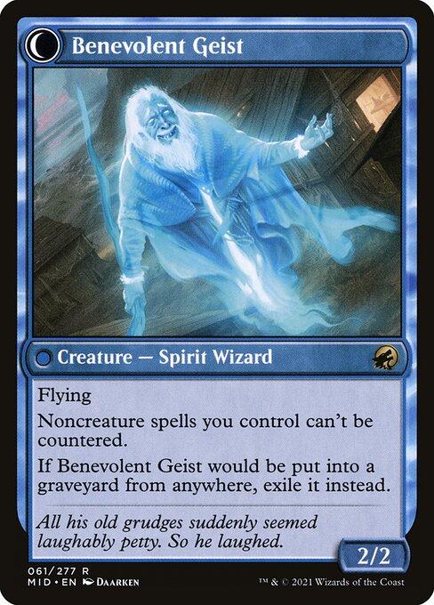Malevolent Hermit // Benevolent Geist (back)