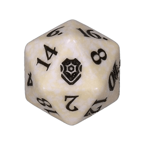 Commander Legends: Battle for Baldur's Gate: D20 Die (White)