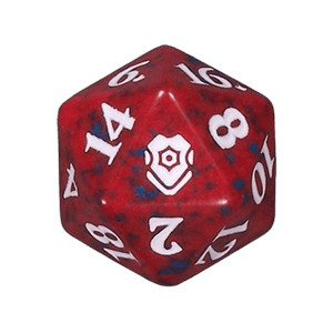 Commander Legends: Battle for Baldur's Gate: D20 Die (Red)
