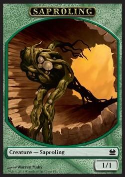 Saproling Token (Green 1/1)