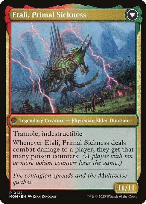 Etali, Primal Conqueror // Etali, Primal Sickness (back)