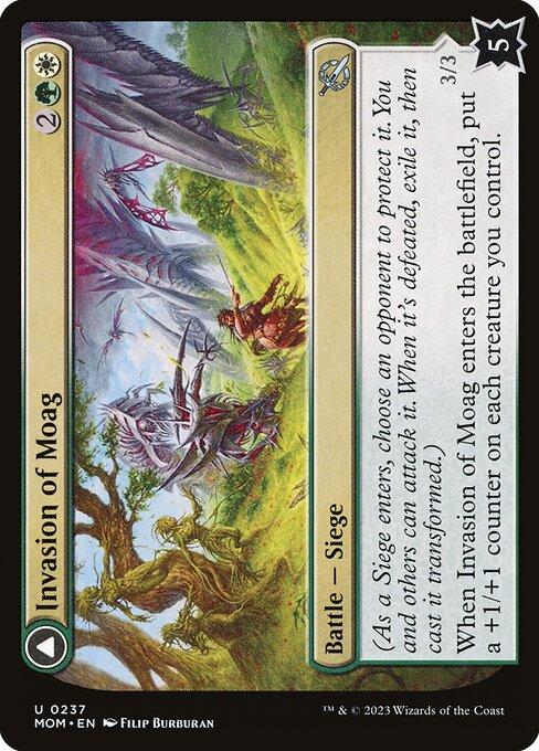 Invasion of Moag // Bloomwielder Dryads (front)