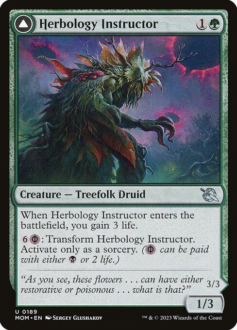 Herbology Instructor // Malady Invoker (front)