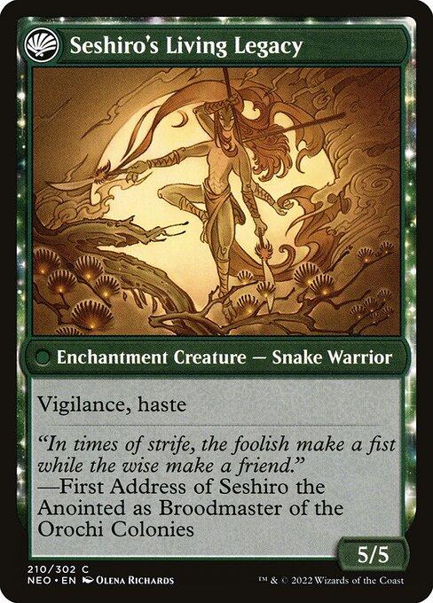 Tales of Master Seshiro // Seshiro's Living Legacy (back)