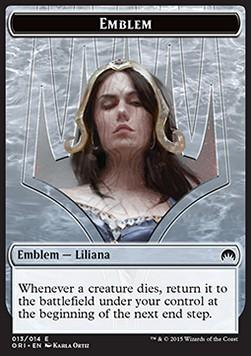 Liliana, Defiant Necromancer Emblem