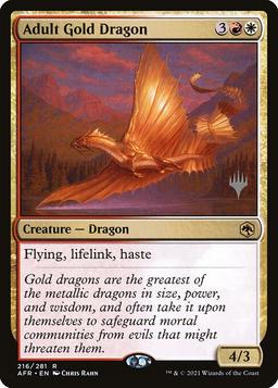 Adult Gold Dragon (V.2)