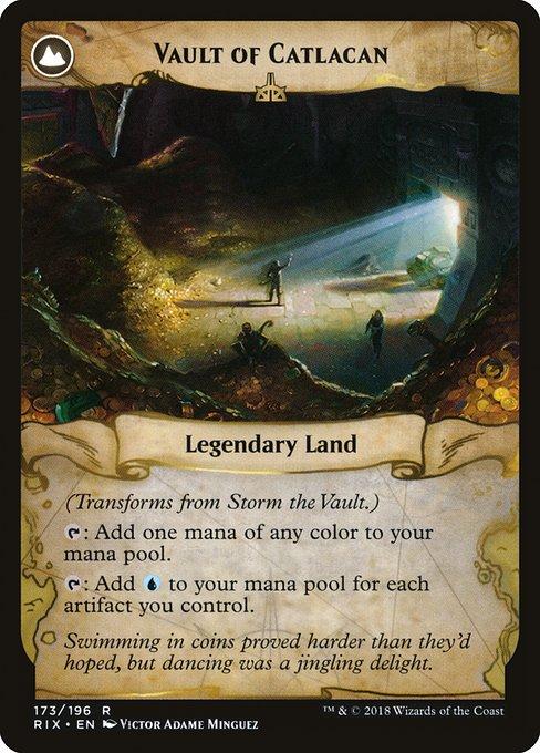 Storm the Vault // Vault of Catlacan (back)
