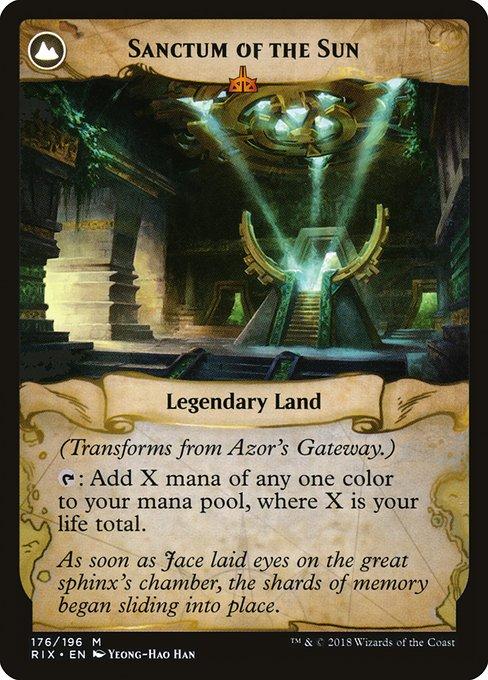 Azor's Gateway // Sanctum of the Sun (back)