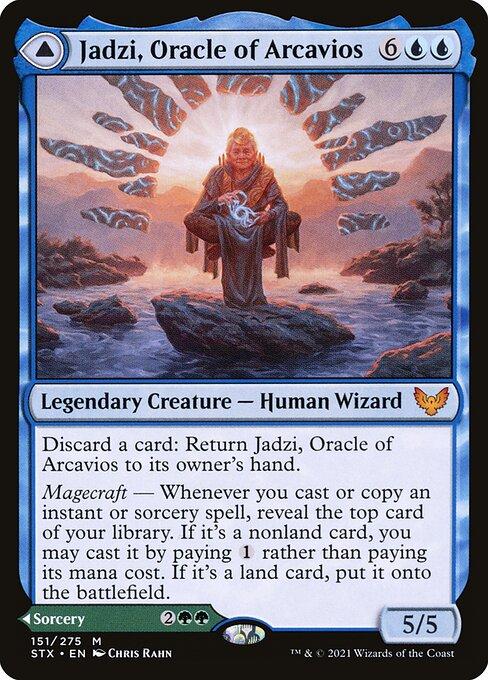 Jadzi, Oracle of Arcavios // Journey to the Oracle (front)