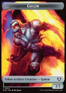 Golem Token (A 3/3) // Golem Token (A 9/9)