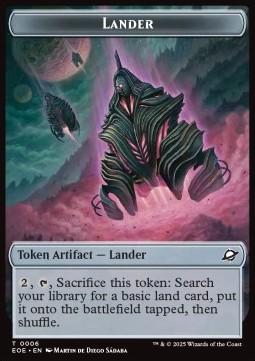 Lander Token // Drone Token (A 1/1) (V.2)