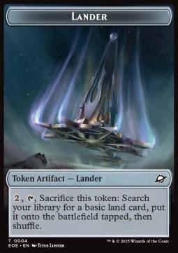 Lander Token // Human Soldier Token (W 1/1) (V.1)