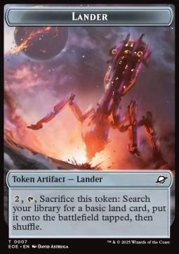 Lander Token // Human Soldier Token (W 1/1) (V.2)