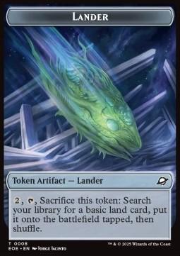 Lander Token // Human Soldier Token (W 1/1) (V.3)