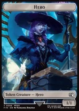 Hero Token (W 1/1)// Wizard Token (B 0/1) (V.1)