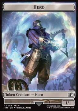 Hero Token (W 1/1) // Human Soldier Token (W 1/1) (V.1)