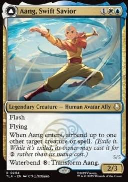 Aang, Swift Savior // Aang and La, Ocean's Fury