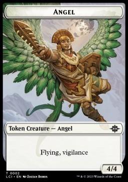Angel Token (W 4/4 Vigilance) // Treasure Token
