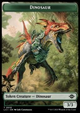 Dinosaur Token (G 3/3) // Dinosaur Egg Token (G 0/1)