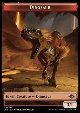 Dinosaur Token (R 3/1) // Treasure Token
